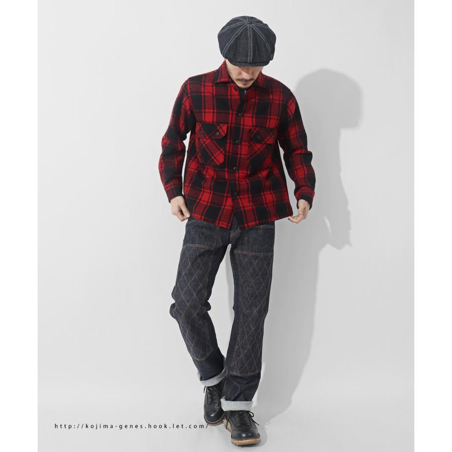 児島ジーンズ 13oz ダブルニー ストレート ストレッチパンツ | 児島ジーンズ | 18