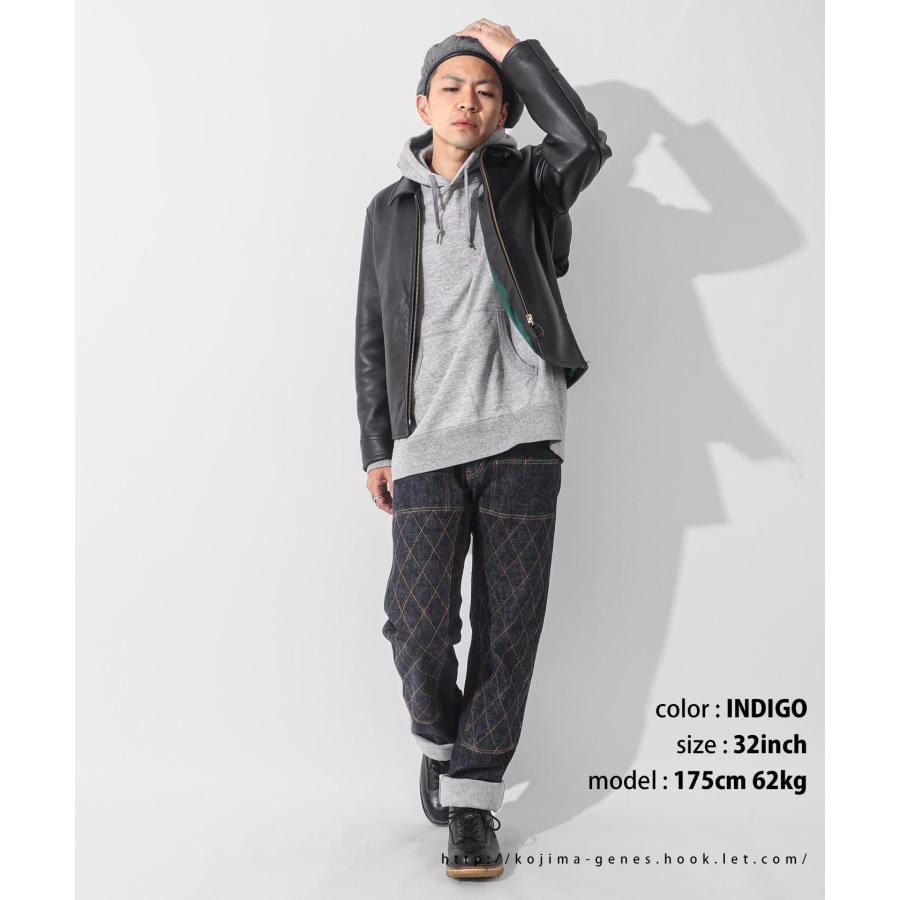 タグ付 未使用 児島ジーンズ ダブルニー ストレート ストレッチパンツ 児島ジーンズ 13oz ダブルニー ストレート ストレッチパンツ