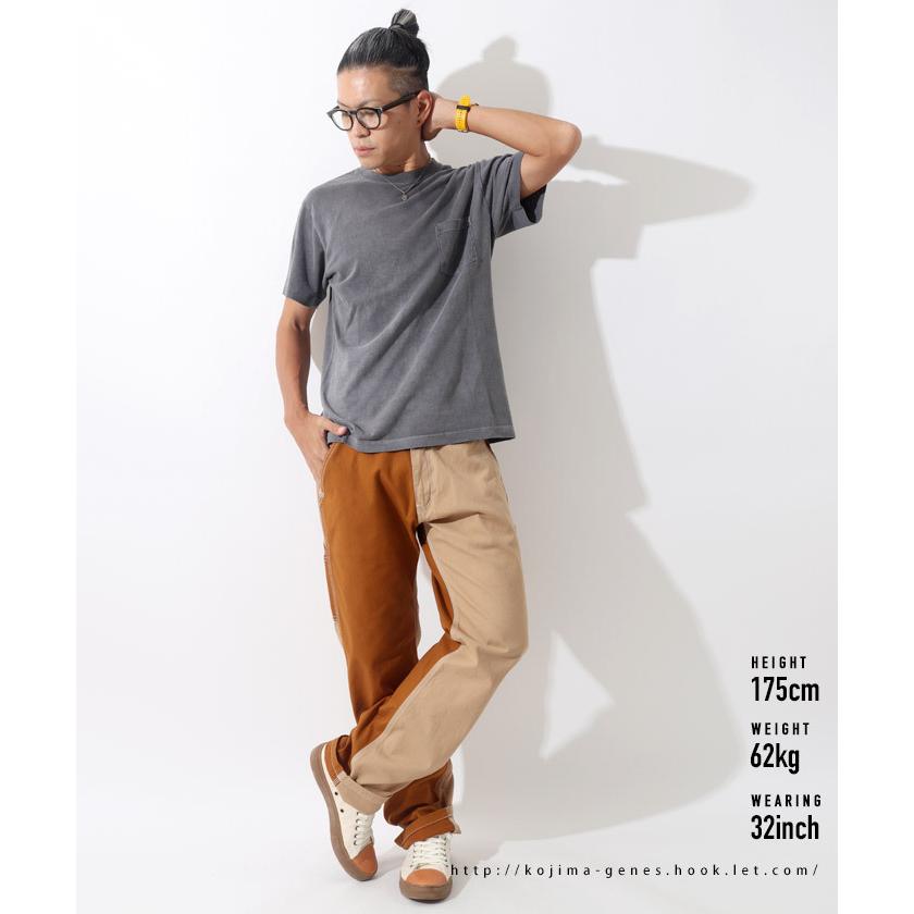 マルチコンボ ペインターパンツ 富士金梅 【 児島ジーンズ 】 メンズ バイク キャンプ アウトドア キャンツー 切り替え ブラウン カーキ 橙 緑【 RNB1084F 】 | 児島ジーンズ | 09