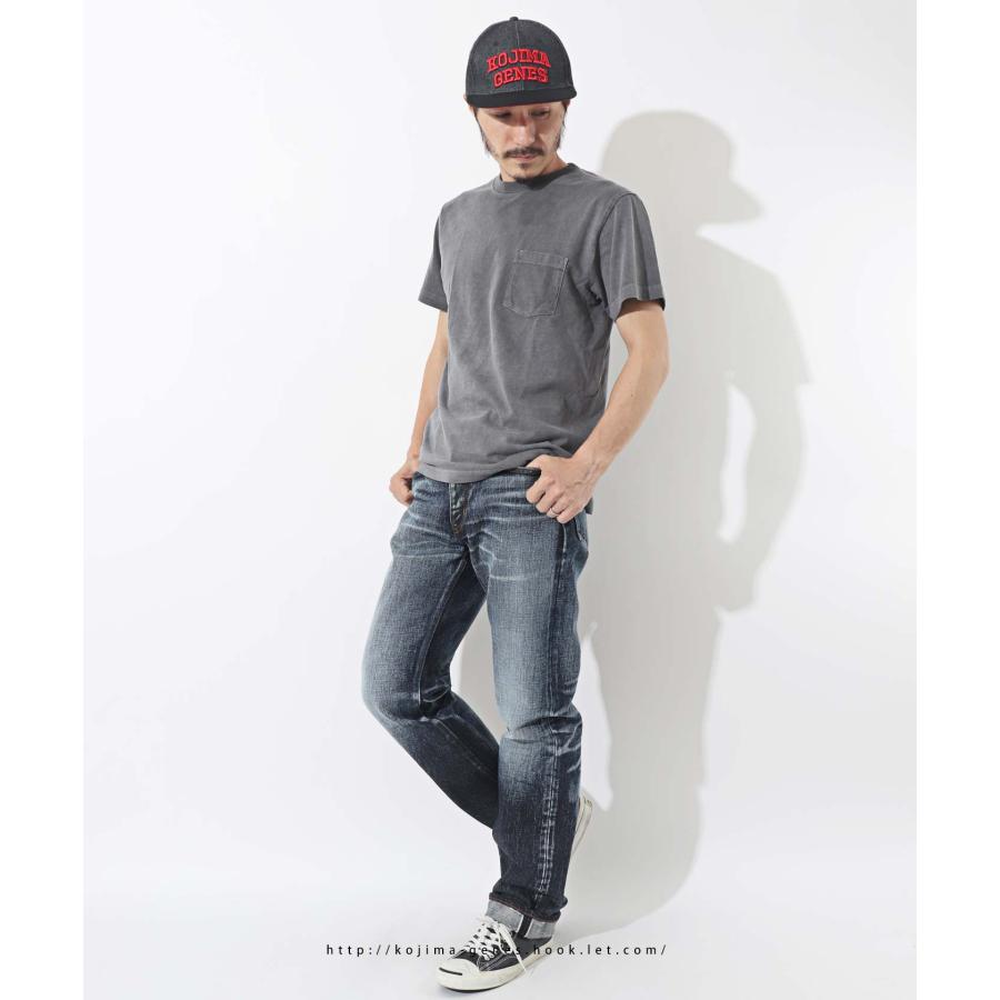 児島ジーンズ 23oz セルビッチ ユーズド加工 ストレートデニム 児島ジーンズ 23oz セルビッチ ユーズド加工 ストレートデニム