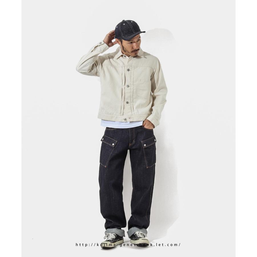 児島ジーンズ 公式通販 デニム ワイド カーゴパンツ kojimagenes | 児島ジーンズ | 07