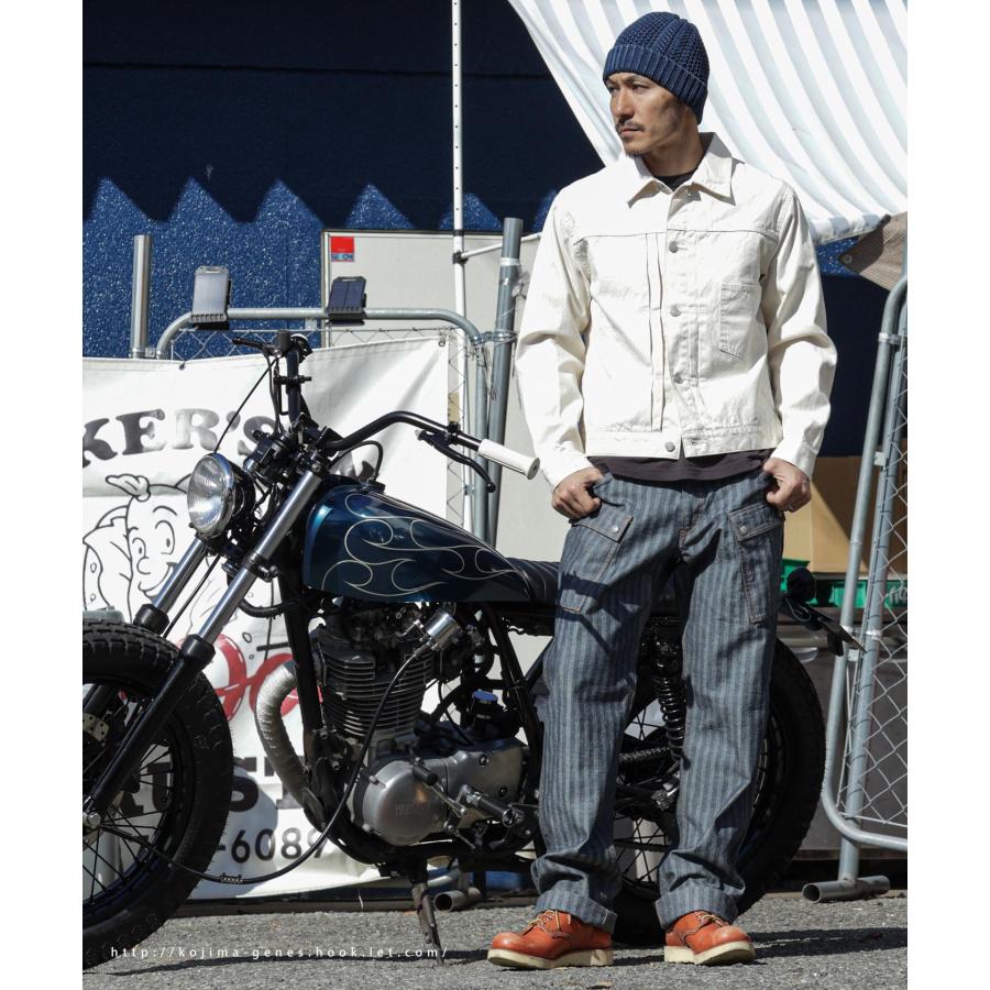 児島ジーンズ 公式通販 ヘリンボーン ワイド カーゴパンツ kojimagenes | 児島ジーンズ | 15