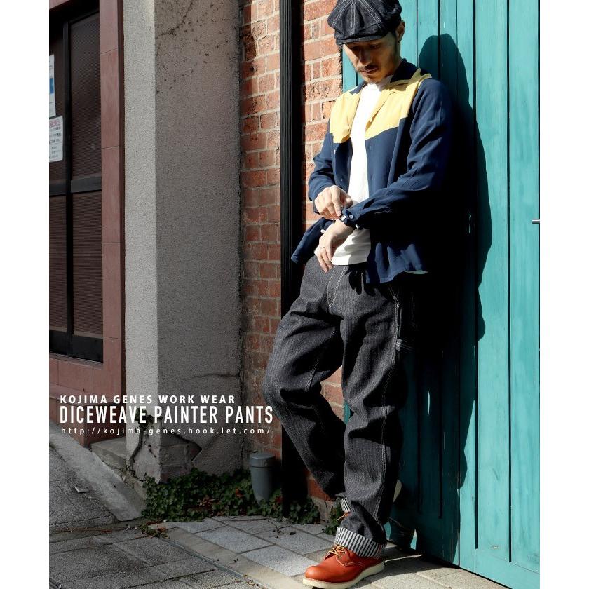 児島ジーンズ 公式通販 ダイスウィーブ ペインターパンツ 切り替え ワイド バイク メンズ ボトムス | 児島ジーンズ | 12