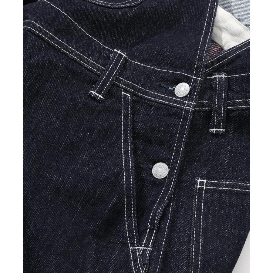 【美品】児島ジーンズ 濃紺 デニム つなぎ オーバーオール XL 日本製 児島ジーンズ 公式通販 13oz デニム ＆ ヒッコリー ベーシック