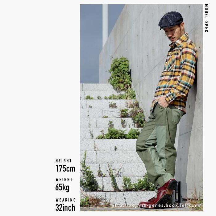 児島ジーンズ 公式通販 マルチ ベイカーパンツ 切り替え ストレート バイク メンズ ボトムス | 児島ジーンズ | 10