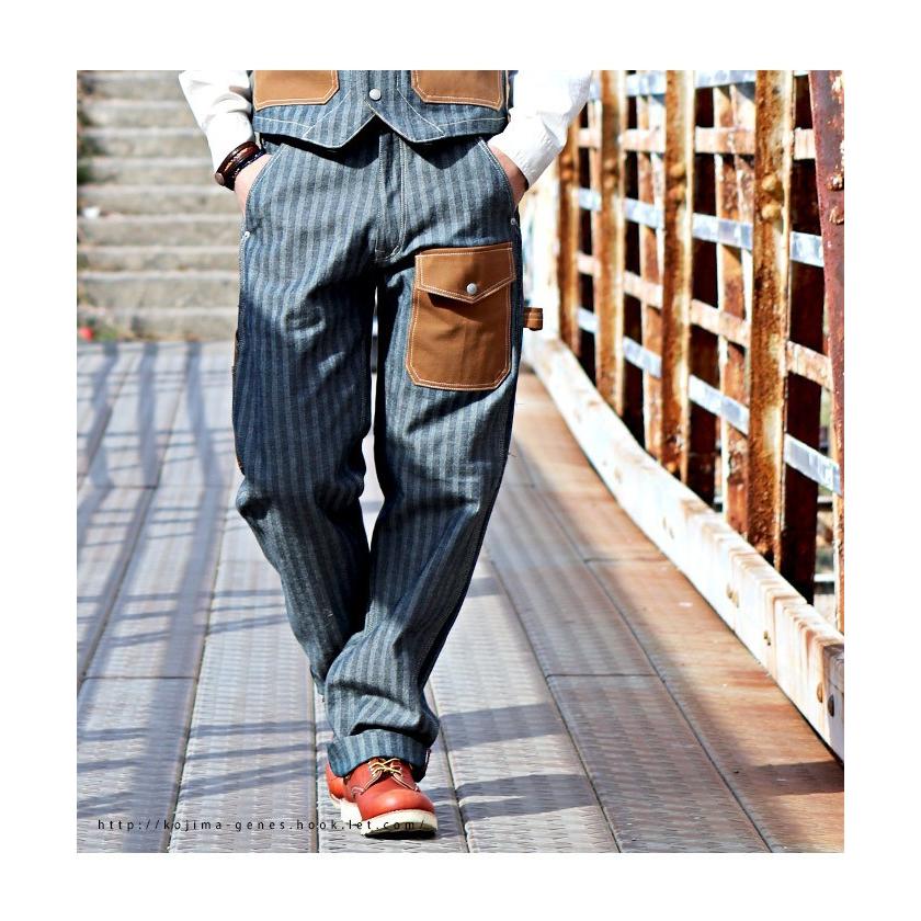 児島ジーンズ 公式通販 ペインターパンツ ウォバッシュ ヘリンボーン