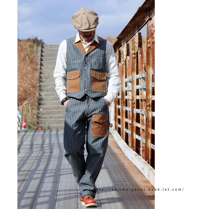 児島ジーンズ 公式通販 ペインターパンツ ウォバッシュ ヘリンボーン