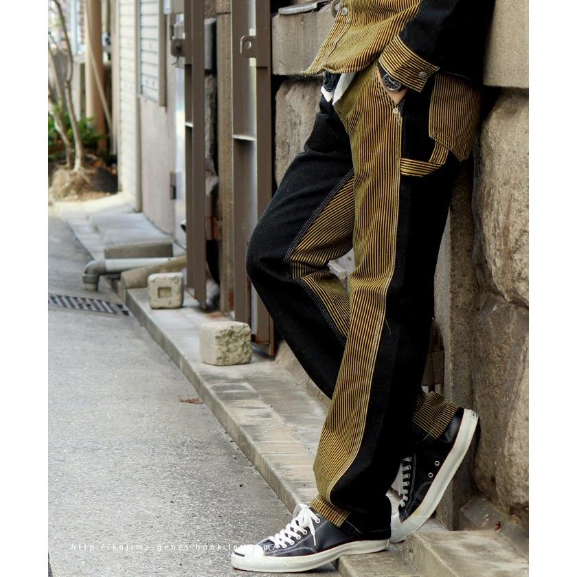 児島ジーンズ 公式通販 オーバーダイ マルチ ペインターパンツ 切り替え ストレート バイク メンズ ボトムス 【 RNB-1285 】 | 児島ジーンズ | 17