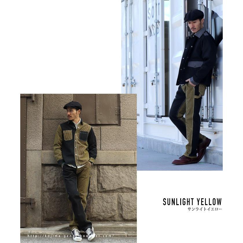 児島ジーンズ 公式通販 オーバーダイ マルチ ペインターパンツ 切り替え ストレート バイク メンズ ボトムス 【 RNB-1285 】 | 児島ジーンズ | 18