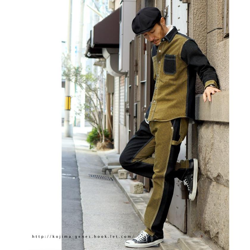 児島ジーンズ 公式通販 オーバーダイ マルチ ペインターパンツ 切り替え ストレート バイク メンズ ボトムス 【 RNB-1285 】 | 児島ジーンズ | 05