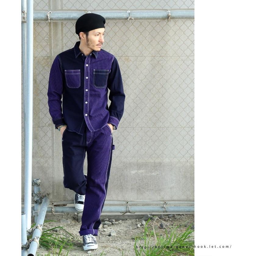 児島ジーンズ 公式通販 オーバーダイ マルチ ペインターパンツ 切り替え ストレート バイク メンズ ボトムス 【 RNB-1285 】 | 児島ジーンズ | 07