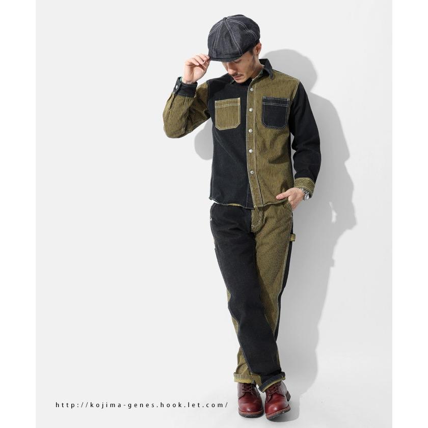 児島ジーンズ 公式通販 オーバーダイ マルチ ペインターパンツ 切り替え ストレート バイク メンズ ボトムス 【 RNB-1285 】 | 児島ジーンズ | 09