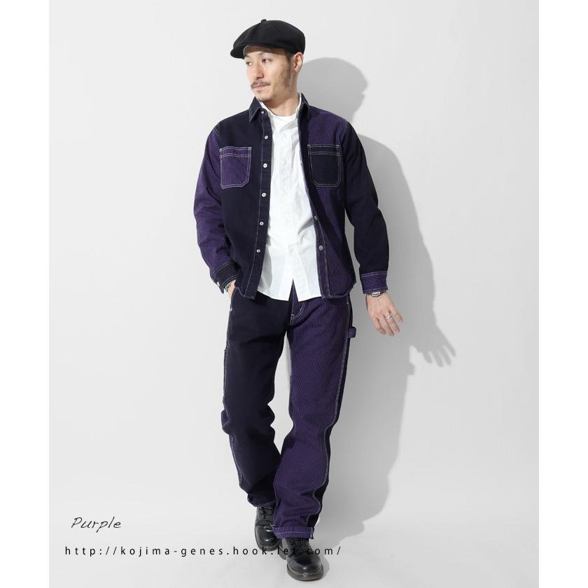 児島ジーンズ 公式通販 オーバーダイ マルチ ペインターパンツ 切り替え ストレート バイク メンズ ボトムス 【 RNB-1285 】 | 児島ジーンズ | 10