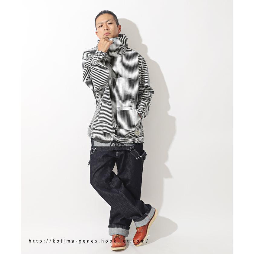 21oz ヘビー オーバーオール 【 児島ジーンズ 】 メンズ バイク キャンプ アウトドア キャンツー 無地 ストライプ デニム ユニセックス【 RNB1321 】 | 児島ジーンズ | 10