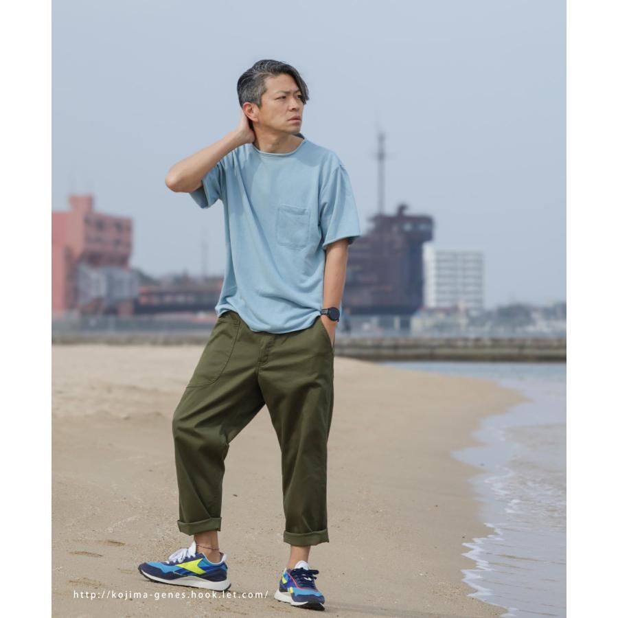 ミトン クロップドパンツ 【 児島ジーンズ 】 ボトムス アウトドア キャンプ ソロキャン バイク ツーリング カーキ ベージュ 男性 女性【 RNB1325 】 | 児島ジーンズ | 06