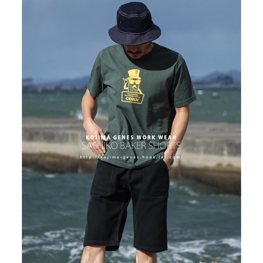 児島ジーンズ 公式通販 富士金梅 刺し子 ベイカーショーツ kojimagenes | 児島ジーンズ | 17