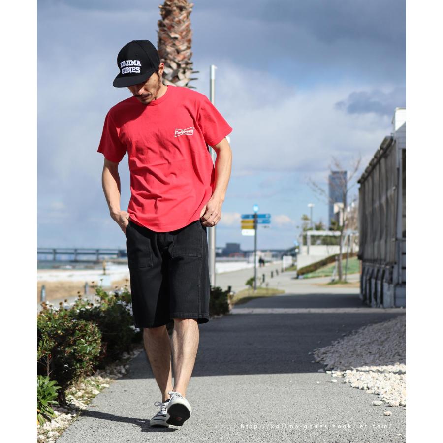 児島ジーンズ 公式通販 富士金梅 刺し子 ベイカーショーツ kojimagenes | 児島ジーンズ | 18