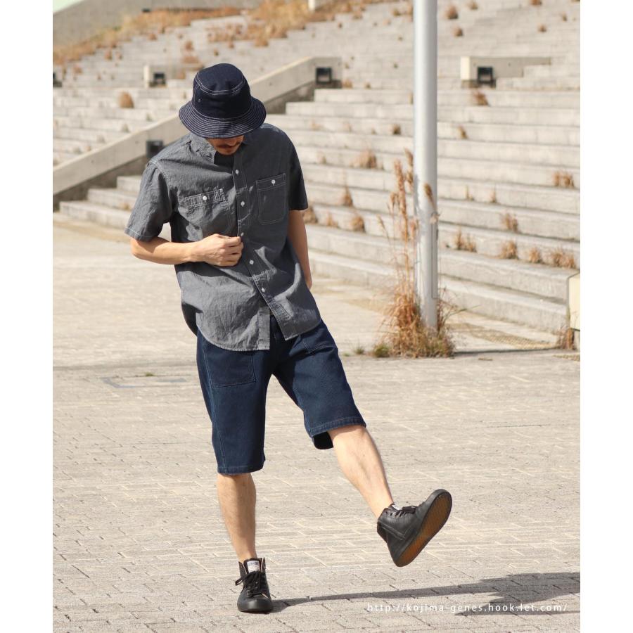 児島ジーンズ 公式通販 富士金梅 刺し子 ベイカーショーツ kojimagenes | 児島ジーンズ | 05