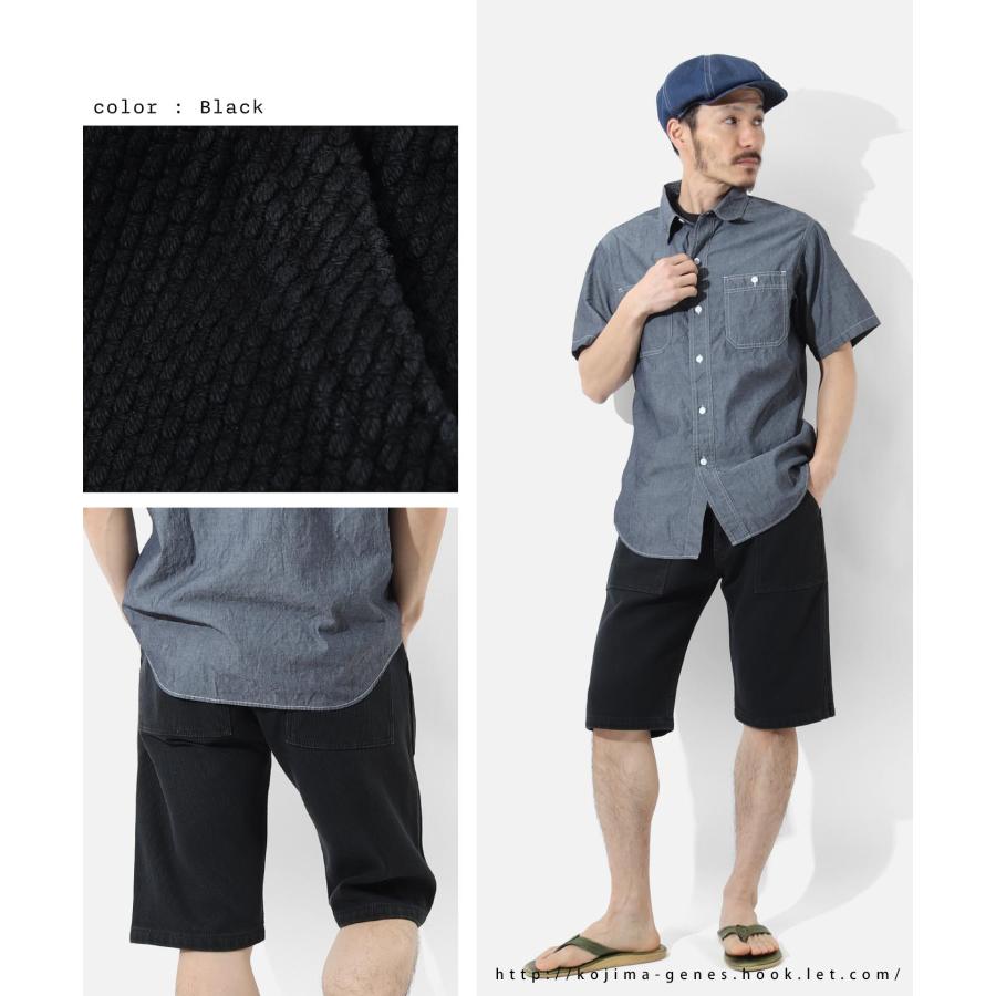 児島ジーンズ 公式通販 富士金梅 刺し子 ベイカーショーツ kojimagenes | 児島ジーンズ | 09