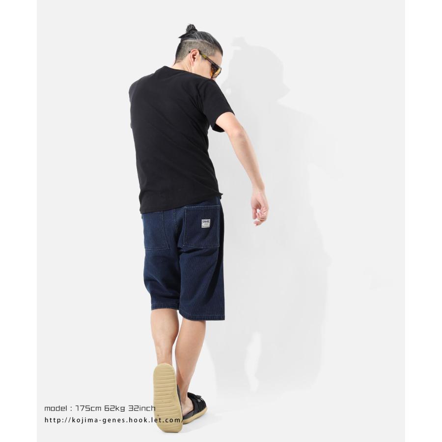 児島ジーンズ 公式通販 富士金梅 刺し子 ベイカーショーツ kojimagenes | 児島ジーンズ | 10