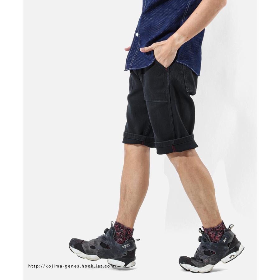 児島ジーンズ 公式通販 富士金梅 刺し子 ベイカーショーツ kojimagenes | 児島ジーンズ | 11