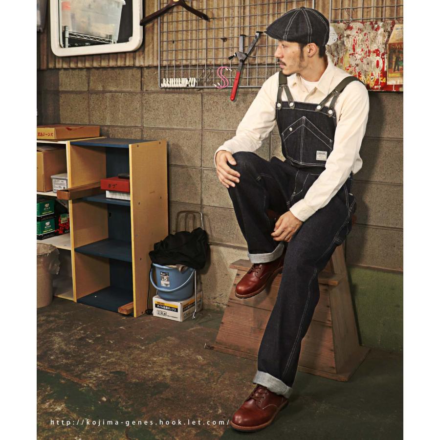 13ozデニム サロペット 【 児島ジーンズ 】 トップス  アウトドア キャンプ アメカジ バイク ツーリング  男性 女性【 RNB1335 】 | 児島ジーンズ | 04