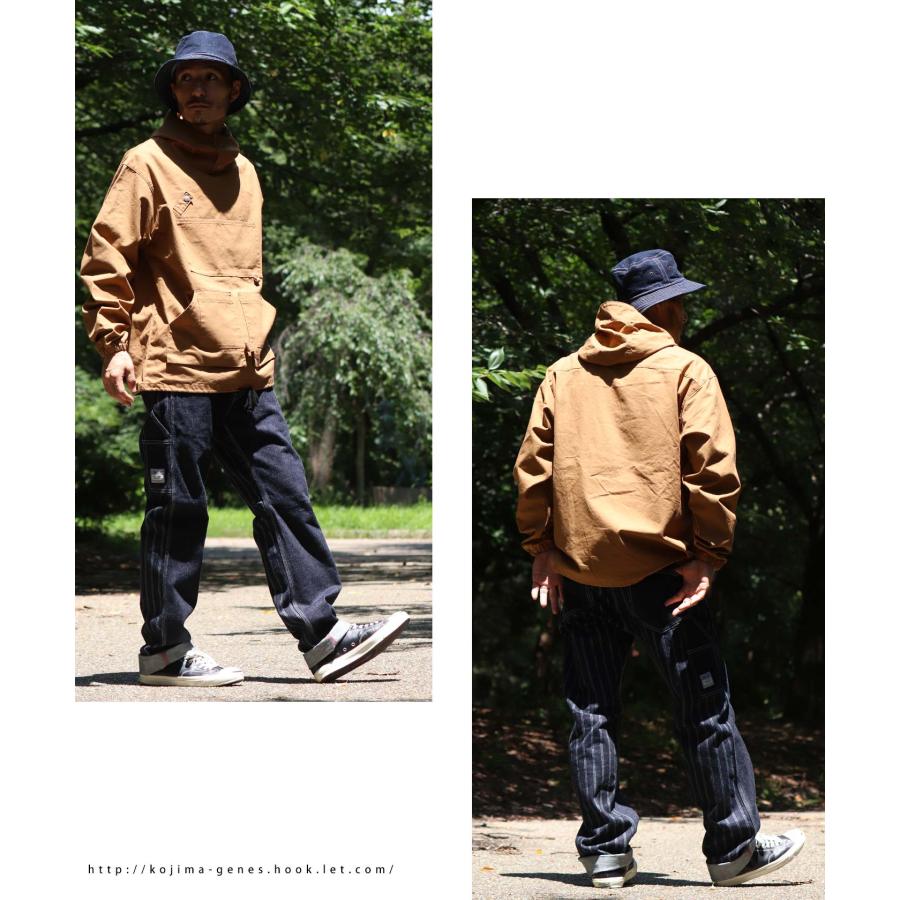 児島ジーンズ 13oz ダブルストライプ ウォバッシュ コンボ