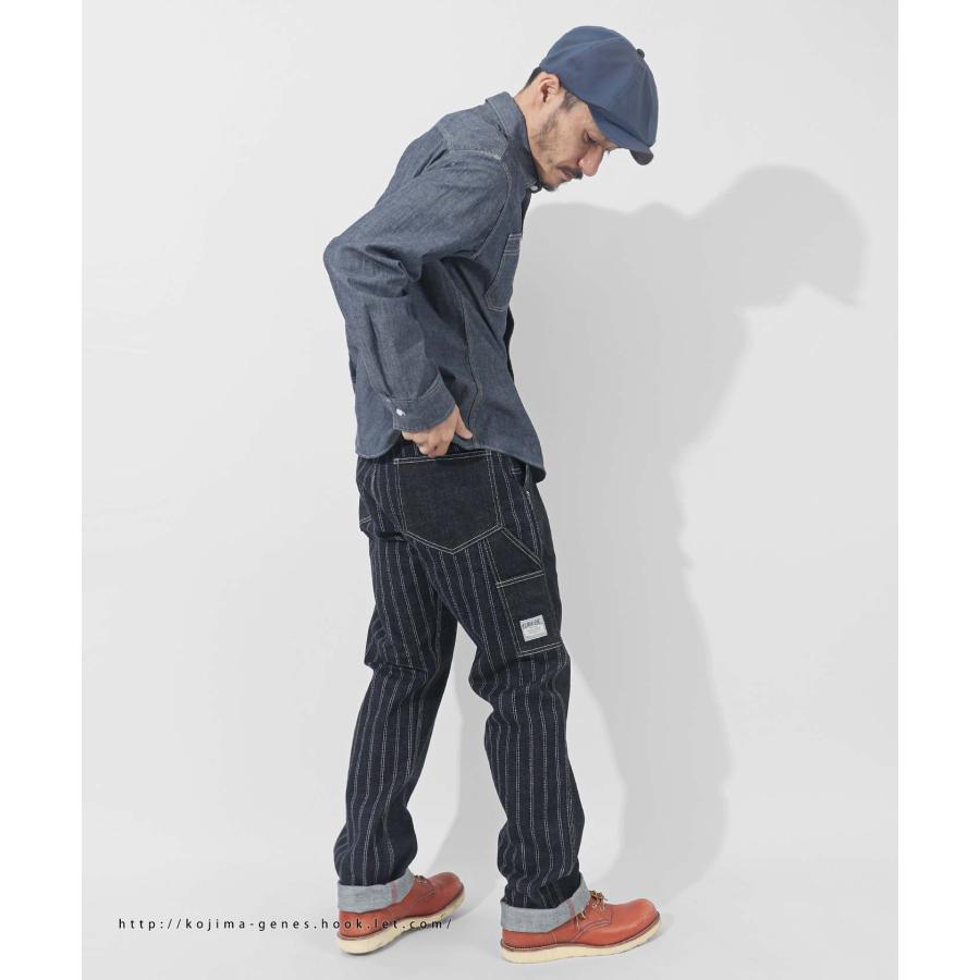 児島ジーンズ 13oz ダブルストライプ ウォバッシュ コンボ