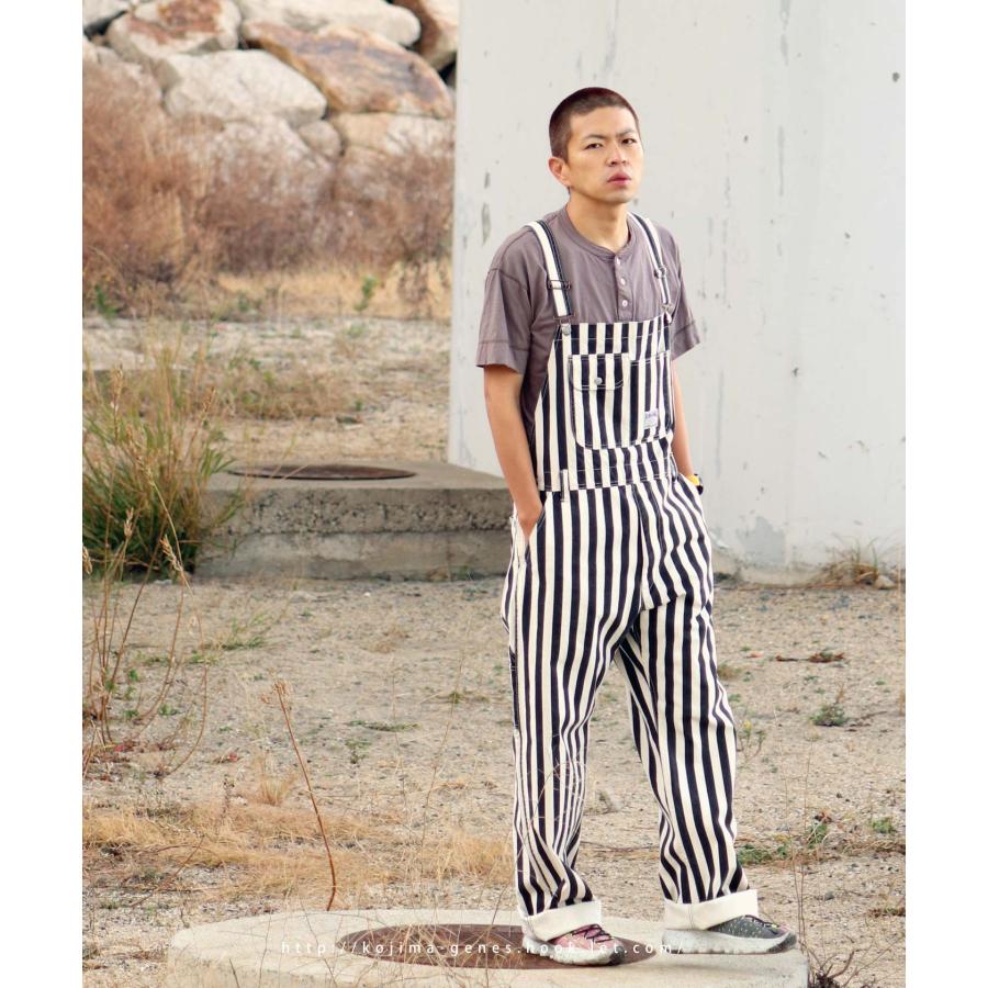 児島ジーンズ ビッグストライプ オーバーオール | 児島ジーンズ | 05