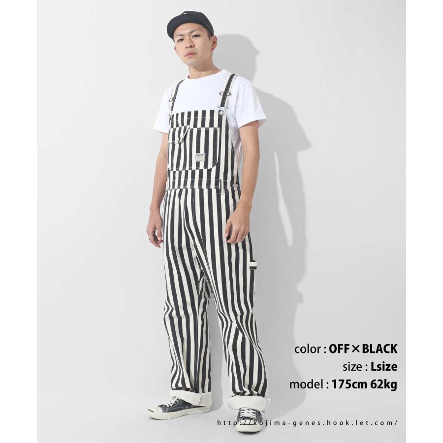 児島ジーンズ ビッグストライプ オーバーオール | 児島ジーンズ | 08