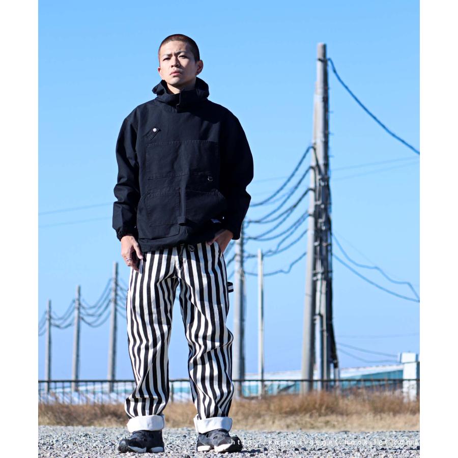 児島ジーンズ ペインターパンツ ビッグストライプ ワークパンツ