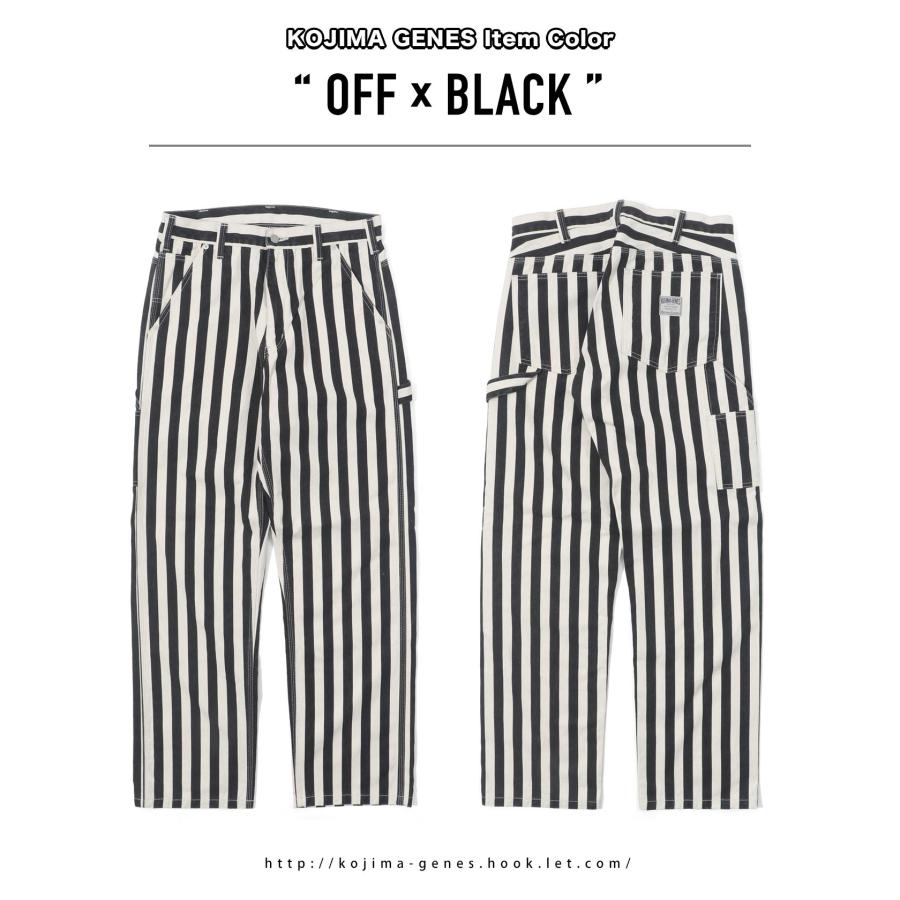 児島ジーンズ　ペインターパンツ　ストライプ　32インチ 児島ジーンズ ペインターパンツ ビッグストライプ ワークパンツ