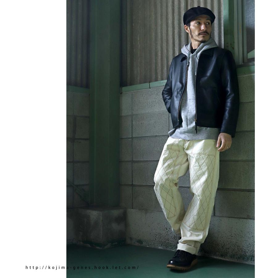 児島ジーンズ ダイヤステッチ ダブルニー ワイド 5ポケットパンツ | 児島ジーンズ | 02