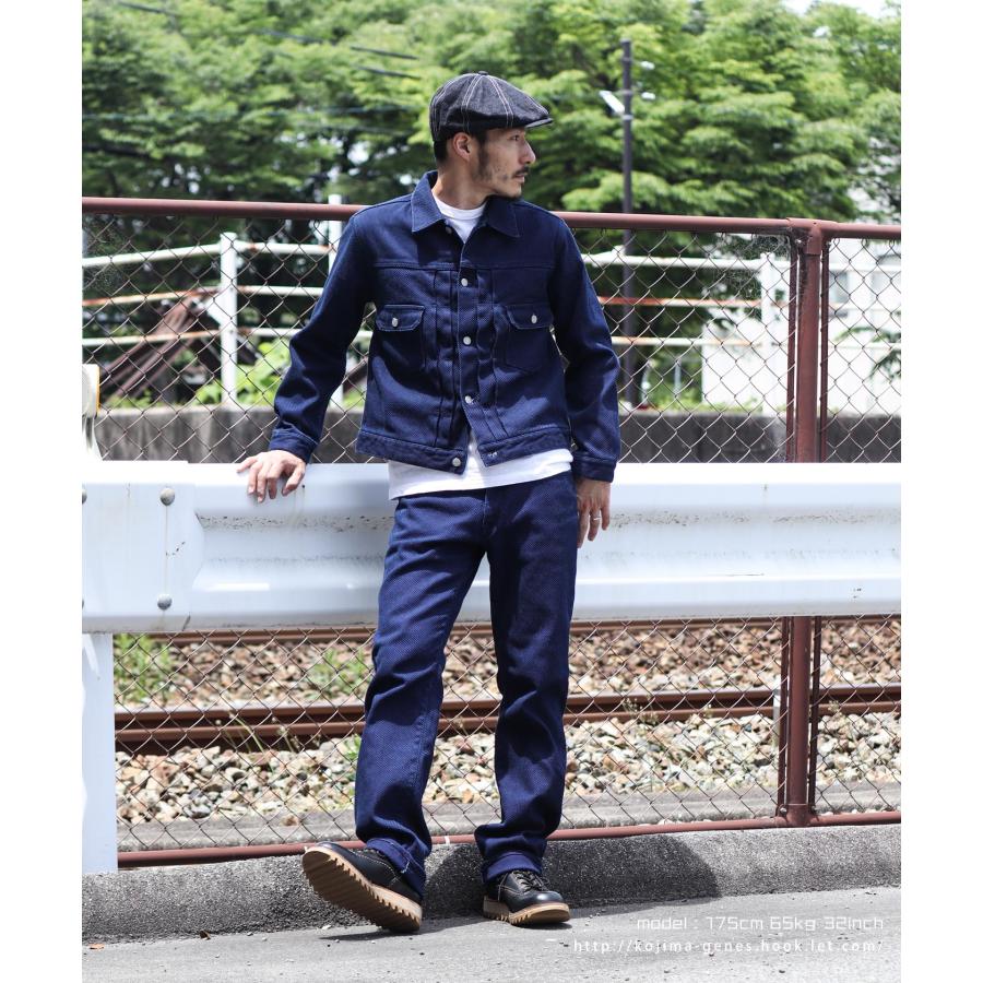 児島ジーンズ 公式通販 刺し子 デニム 5ポケット パンツ kojimagenes