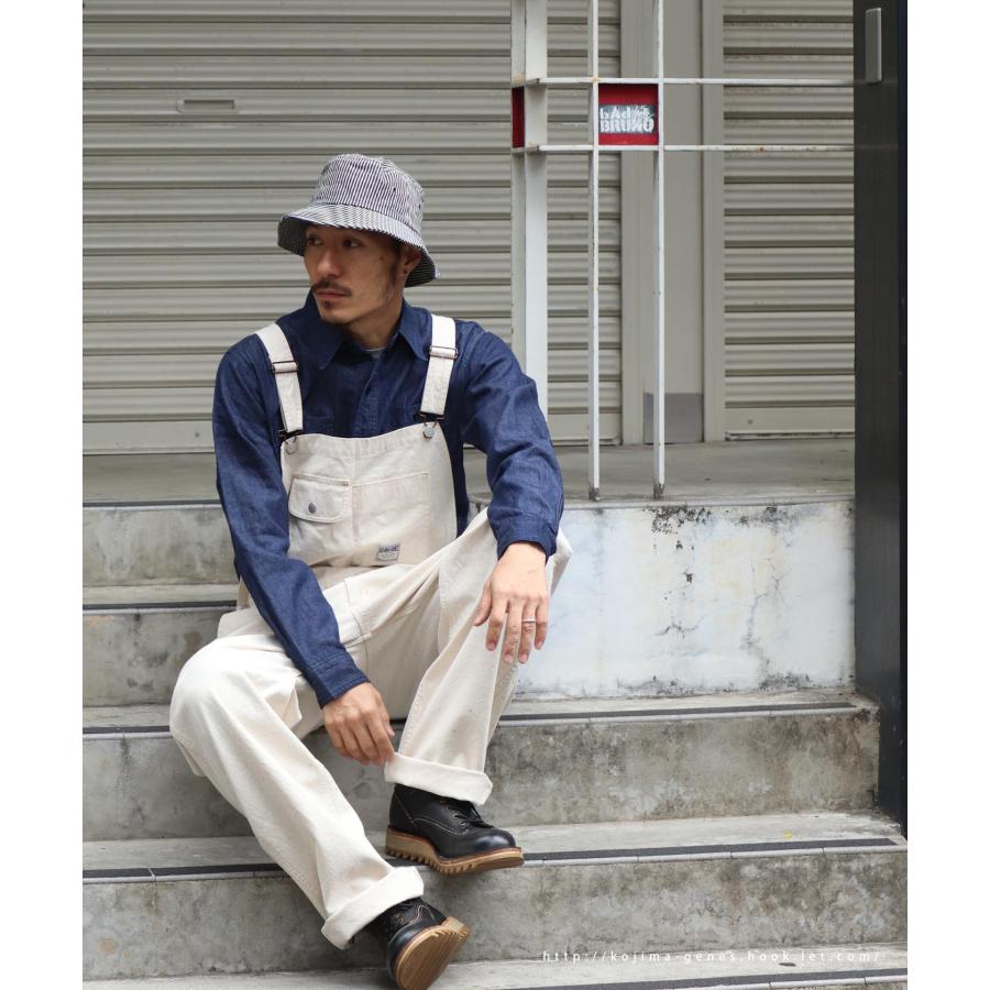 児島ジーンズ 公式通販 富士金梅 カラーネップ オーバーオール  kojimagenes | 児島ジーンズ | 15