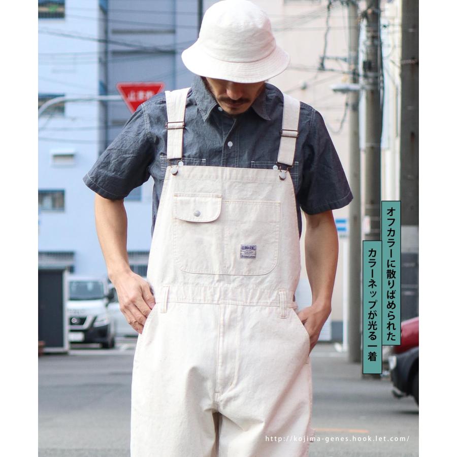 児島ジーンズ 公式通販 富士金梅 カラーネップ オーバーオール  kojimagenes | 児島ジーンズ | 04
