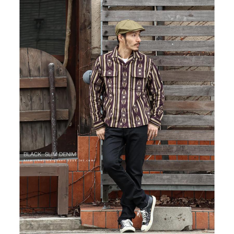 週末価格　児島ジーンズ　伸縮デニム　サイズ34 美品 児島ジーンズ 23oz ヴィンテージ ストレートデニム サイズ：34インチ