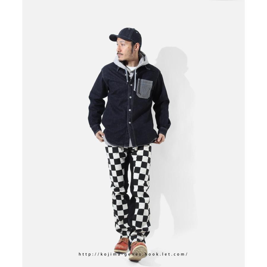 児島ジーンズ 公式通販 ブロックチェック モンキーコンボパンツ kojimagenes | 児島ジーンズ | 07