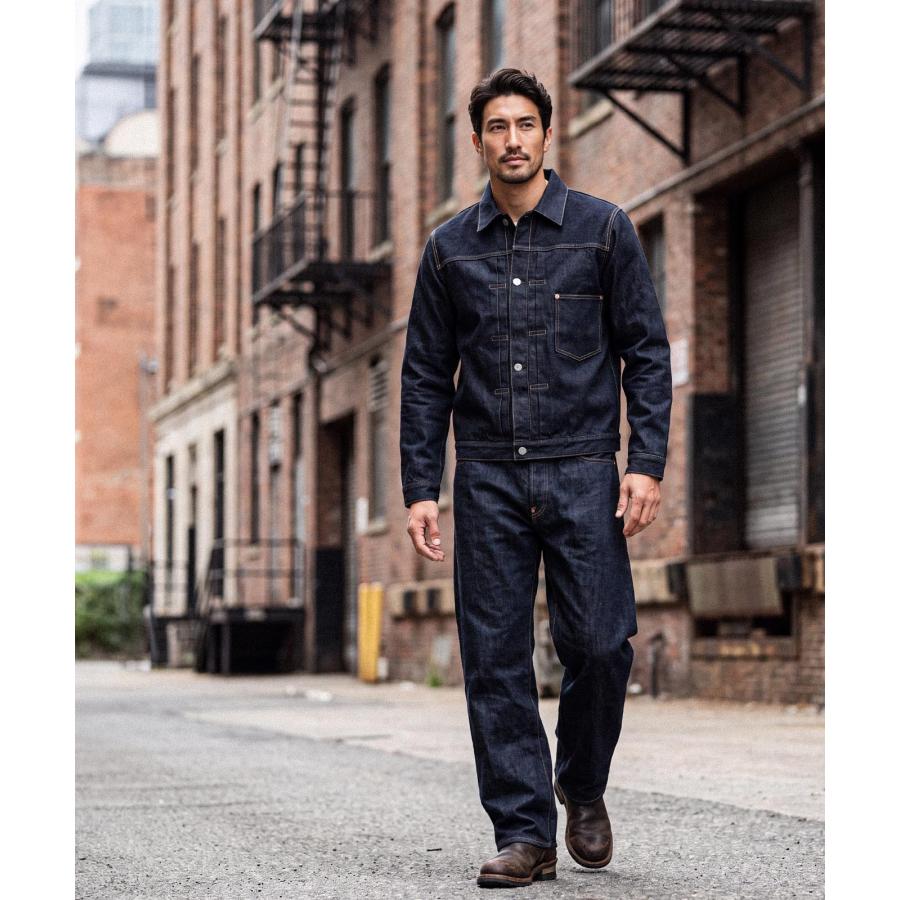 児島ジーンズ 公式通販 17oz 左綾 セルビッチ カウボーイ ストレート ピンク耳 kojimagenes RNB-1401 | 児島ジーンズ | 12