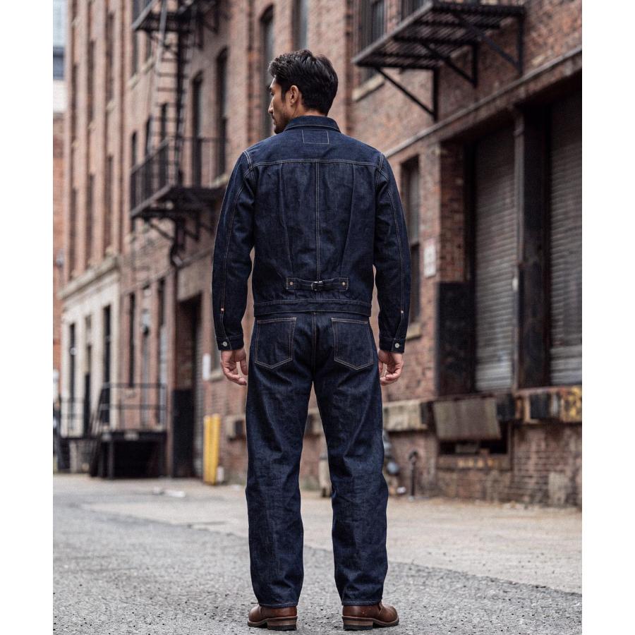 児島ジーンズ 公式通販 17oz 左綾 セルビッチ カウボーイ ストレート ピンク耳 kojimagenes RNB-1401 | 児島ジーンズ | 13