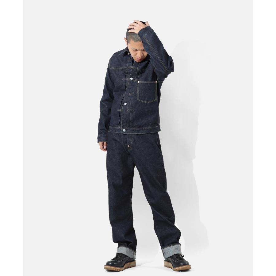 児島ジーンズ 公式通販 17oz 左綾 セルビッチ カウボーイ ストレート