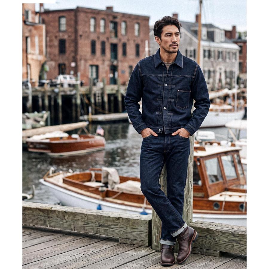 児島ジーンズ 公式通販 17oz 左綾 セルビッチ スリム ストレート ピンク耳 kojimagenes RNB-1402 | 児島ジーンズ | 13