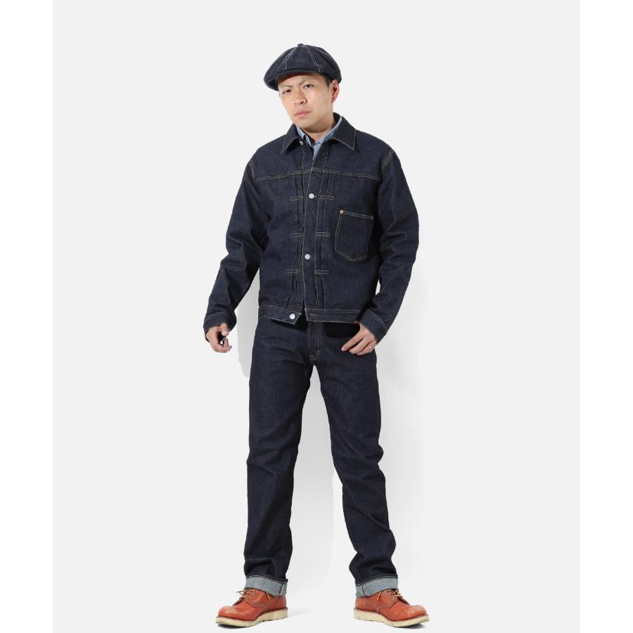 児島ジーンズ 公式通販 17oz 左綾 セルビッチ スリム ストレート ピンク耳 kojimagenes RNB-1402 | 児島ジーンズ | 05