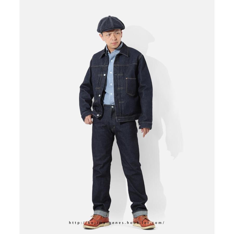 児島ジーンズ 公式通販 17oz 左綾 セルビッチ スリム ストレート ピンク耳 kojimagenes | 児島ジーンズ | 06