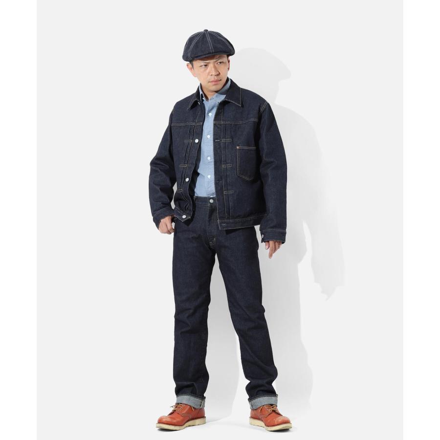 児島ジーンズ 公式通販 17oz 左綾 セルビッチ スリム ストレート ピンク耳 kojimagenes RNB-1402 | 児島ジーンズ | 06