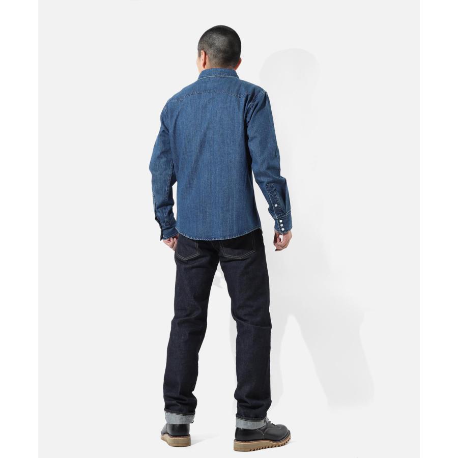 児島ジーンズ 公式通販 17oz 左綾 セルビッチ スリム ストレート ピンク耳 kojimagenes RNB-1402 | 児島ジーンズ | 10