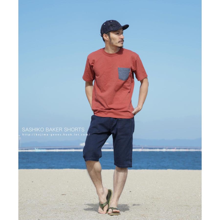 児島ジーンズ 公式通販 刺し子 ベイカーショーツ kojimagenes | 児島ジーンズ | 12