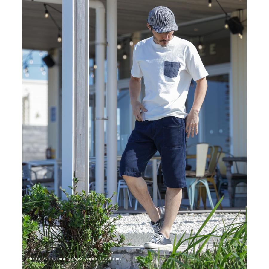 児島ジーンズ 公式通販 刺し子 ベイカーショーツ kojimagenes | 児島ジーンズ | 14