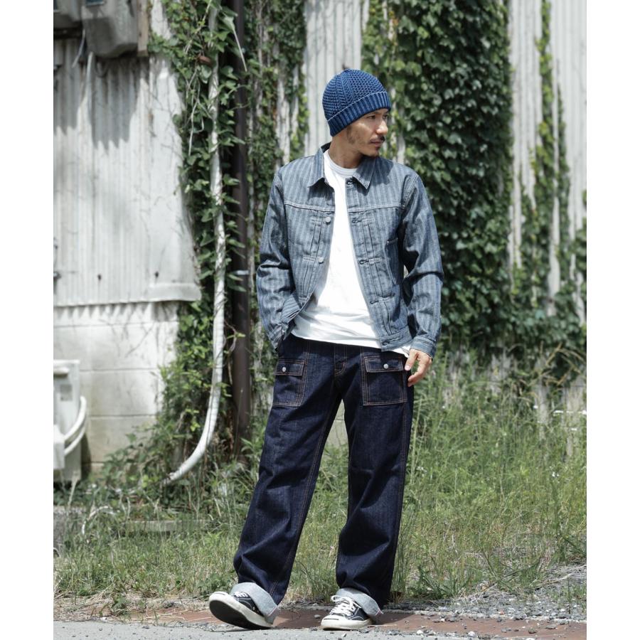 児島ジーンズ 公式通販 デニム ブッシュパンツ kojimagenes 日本製 メンズ 岡山デニム 岡山ジーンズ ボトムス ワンウォッシュ 国産 INDIGO RNB1404 | 児島ジーンズ | 13