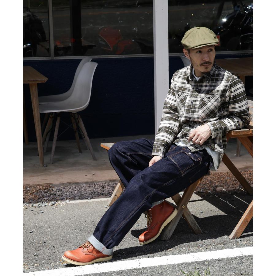 児島ジーンズ 公式通販 デニム ブッシュパンツ kojimagenes 日本製 メンズ 岡山デニム 岡山ジーンズ ボトムス ワンウォッシュ 国産 INDIGO RNB1404 | 児島ジーンズ | 04